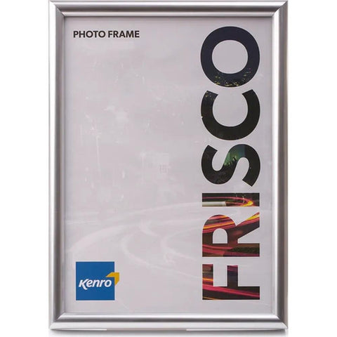 Kenro Frisco 12x8" Photo Frame - Silver - Fotosound Jersey LTD.