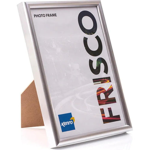 Kenro Frisco 12x8" Photo Frame - Silver - Fotosound Jersey LTD.