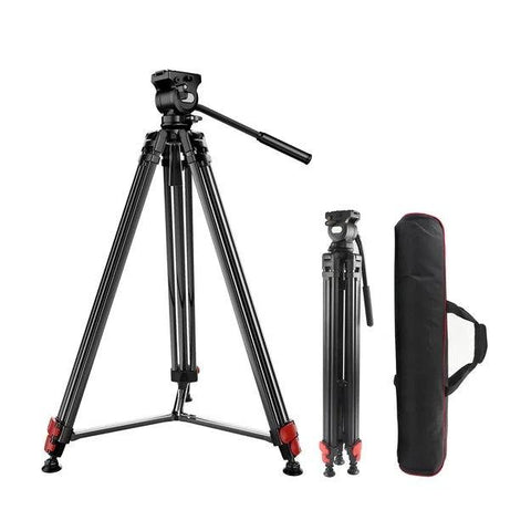 Kenro Twin Tube Lightweight Video Tripod Kit - Fotosound