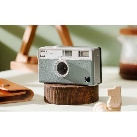 Kodak EKTAR H35 Half-Frame 35mm Film Camera - Sage - Fotosound