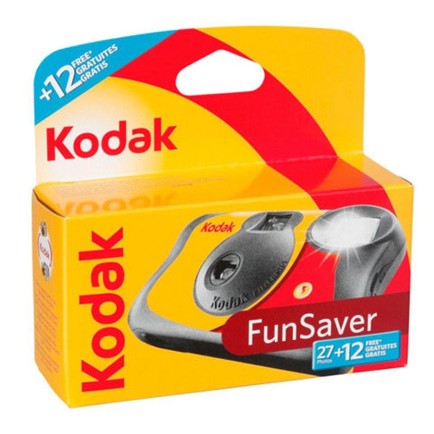 Kodak Fun Flash single-use camera, 800 ISO, 39 exposure - Fotosound Jersey LTD.