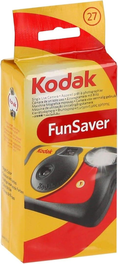 Kodak FunSaver Flash single-use camera, 27 exposure - Fotosound Jersey LTD.