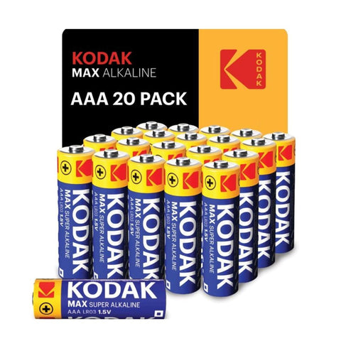 Kodak MAX – AAA x 20 Pack Battery - Fotosound