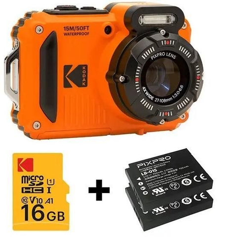 Kodak Pix Pro WPZ2 Orange Camera Kit - Fotosound