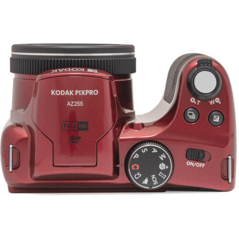 KODAK PIXPRO Astro Zoom AZ255 Bridge Camera - Red - Fotosound Jersey LTD.