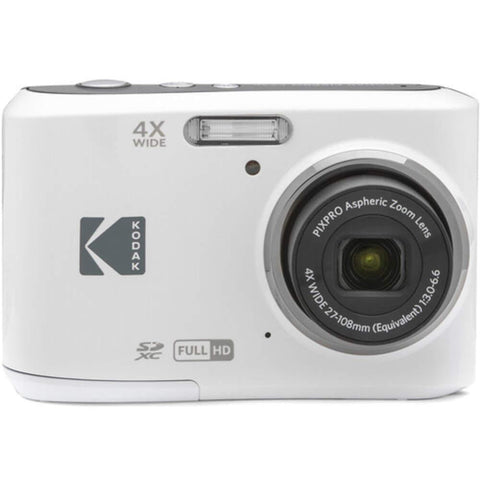 Kodak Pixpro FZ45 Digital Camera - White - Fotosound Jersey LTD.