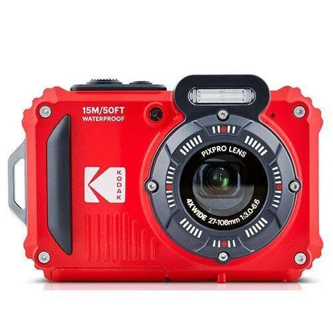 Kodak PIXPRO WPZ2 Digital 16.35MP Waterproof Camera Red - Fotosound Jersey LTD.