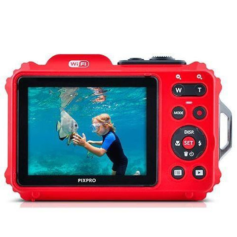 Kodak PIXPRO WPZ2 Digital 16.35MP Waterproof Camera Red - Fotosound Jersey LTD.