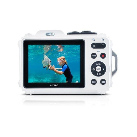 Kodak PixPro WPZ2 Tough Compact Camera - White - Fotosound Jersey LTD.