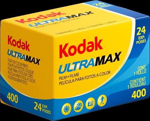 Kodak UltraMax 400 35mm Film (24 Exposure) - Fotosound Jersey LTD.