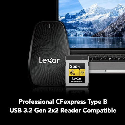 Lexar 128gb CFexpress Type B Gold R1750/W1500MB/s - Fotosound Jersey LTD.