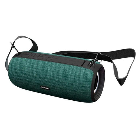 Music Hero BOOM Speaker wireless 10W, integrated controls, shoulder strap , black - Fotosound Jersey LTD.