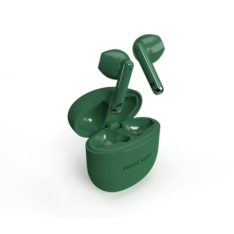 Music Hero NUBOX True Wireless Earbuds - Green - Fotosound Jersey LTD.