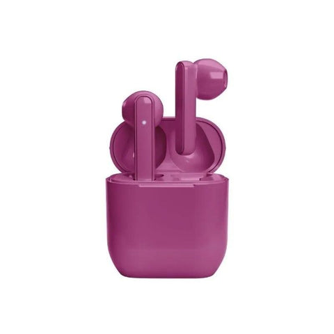 MUSIC HERO Nubox True Wireless Stereo Semi In-Ear Headphone with 300 mAh Charging Case - Purple - Fotosound Jersey LTD.