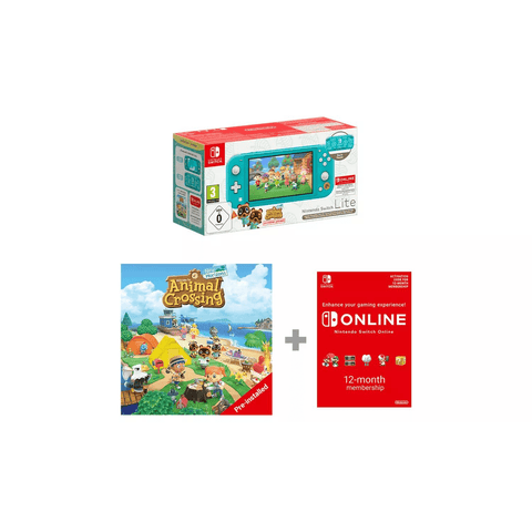 Nintendo Switch Lite Animal Crossing Bundle - Turquoise - Fotosound Jersey LTD.