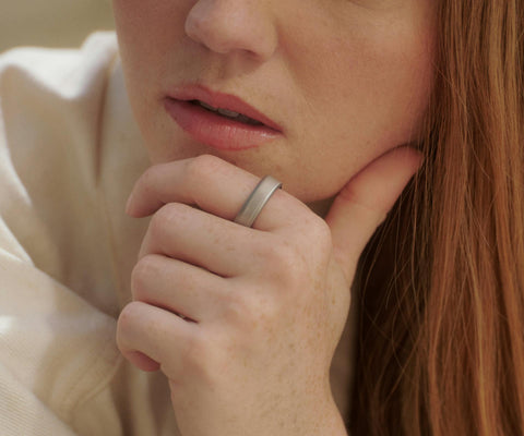 OURA RING 5 BRUSHED SILVER - Fotosound