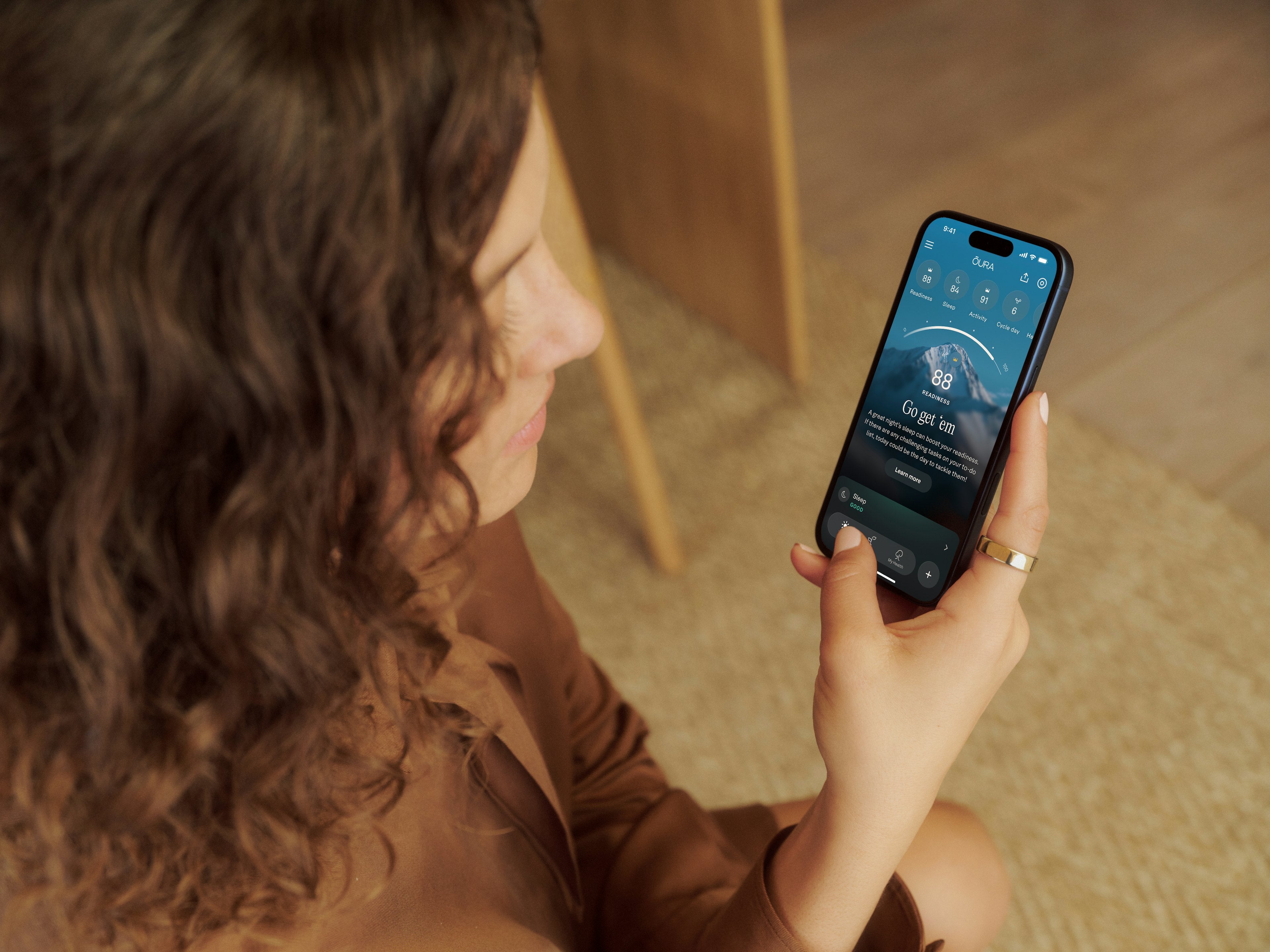 Using the Oura App while wearing Oura Ring 5