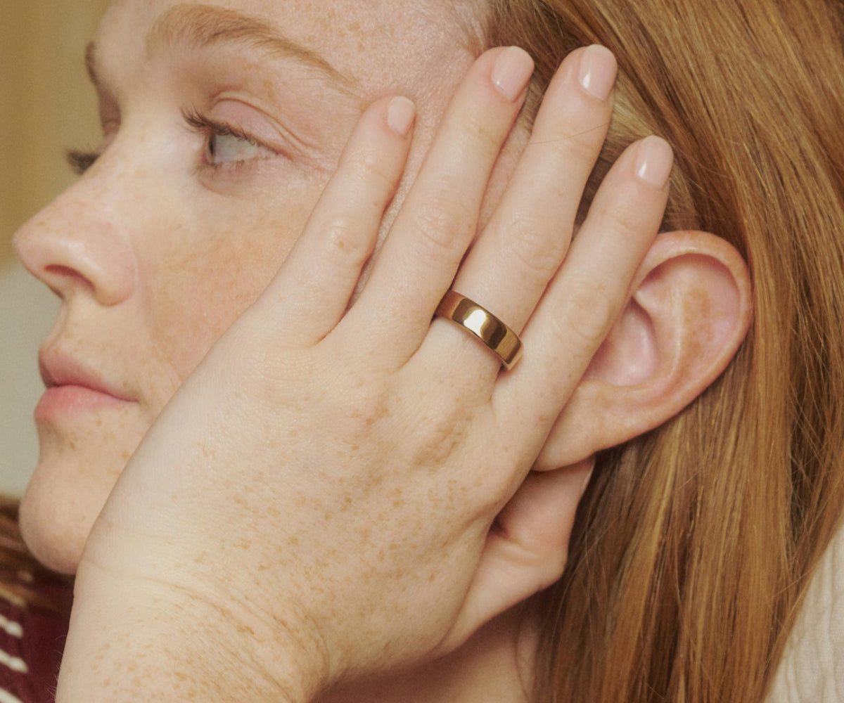 OURA RING 5 DEEP ROSE
