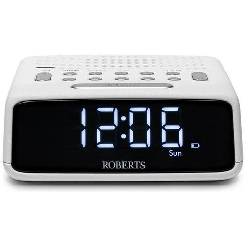 Roberts Ortus FM Clock Radio - White - Fotosound