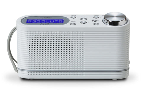 Roberts Play 10 DAB+/FM Portable Radio - White - Fotosound Jersey LTD.