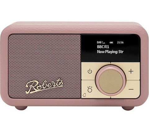 ROBERTS Revival Petite 2 DAB+/FM Retro Bluetooth Radio - Dusky Pink - Fotosound Jersey LTD.