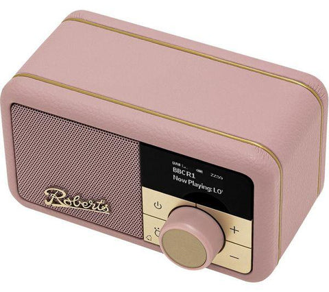 ROBERTS Revival Petite 2 DAB+/FM Retro Bluetooth Radio - Dusky Pink - Fotosound Jersey LTD.