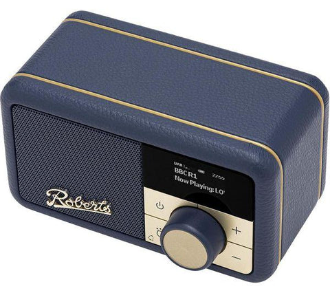 ROBERTS Revival Petite 2 DAB+/FM Retro Bluetooth Radio - Midnight Blue - Fotosound Jersey LTD.