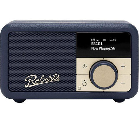 ROBERTS Revival Petite 2 DAB+/FM Retro Bluetooth Radio - Midnight Blue - Fotosound Jersey LTD.