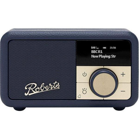 ROBERTS Revival Petite 2 DAB+/FM Retro Bluetooth Radio - Midnight Blue - Fotosound