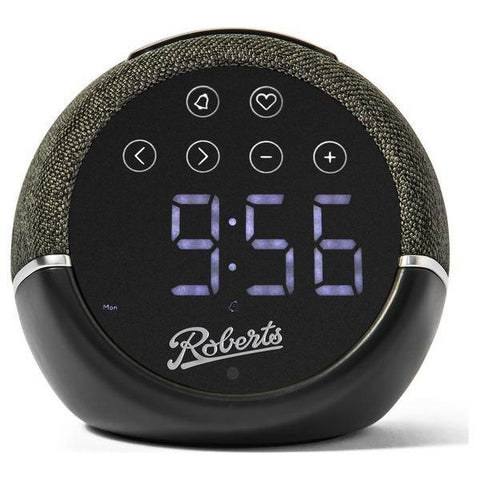 ROBERTS Zen FM Clock Radio - Black - Fotosound Jersey LTD.