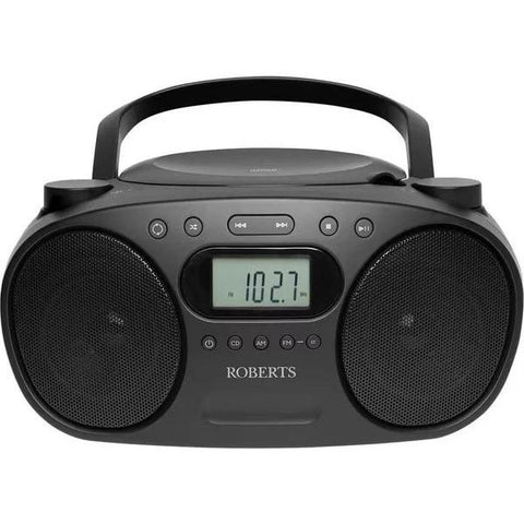 Roberts Zoombox FM/AM CD Boombox - Black - Fotosound