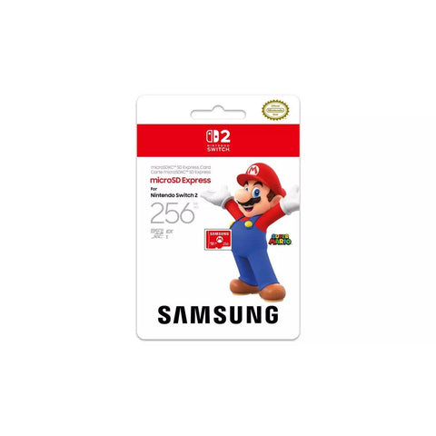 Samsung 256GB microSD Express Card for Nintendo Switch 2 - Fotosound Jersey LTD.