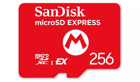 SanDisk 256GB microSD Express Card for Nintendo Switch 2 - Fotosound Jersey LTD.