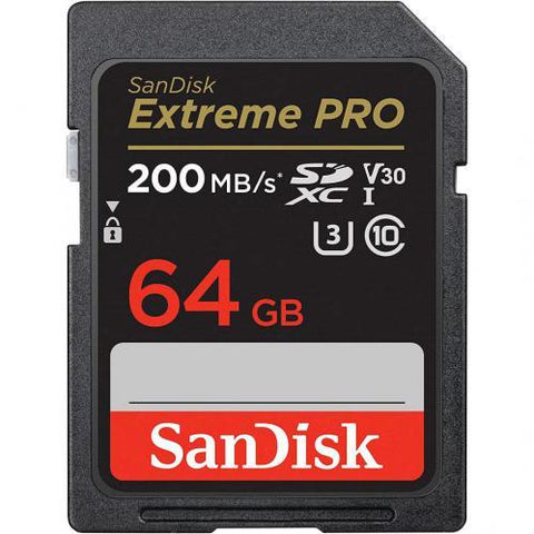SanDisk Extreme PRO 64GB SDXC Class 10 SD Card - Fotosound