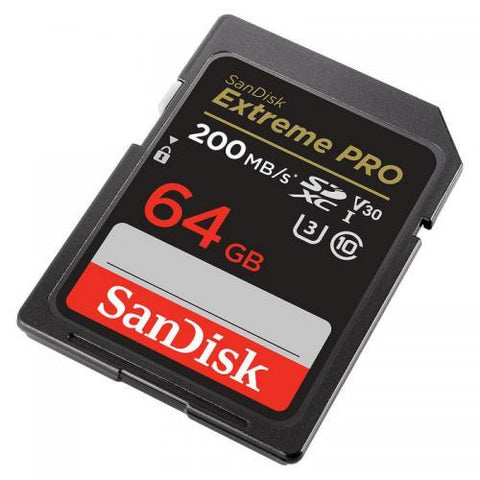 SanDisk Extreme PRO 64GB SDXC Class 10 SD Card - Fotosound