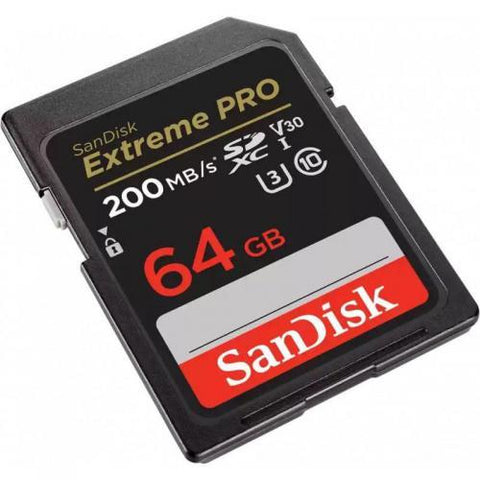 SanDisk Extreme PRO 64GB SDXC Class 10 SD Card - Fotosound