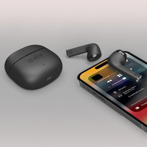 SBS One Color Headset True Wireless Stereo (TWS) In-ear Calls/Music Bluetooth - Black - Fotosound