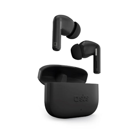 SBS TWIN SPIKE IN EAR EARPHONES 250MAH CASE BLACK TEEARTWSSPIKEK - Fotosound