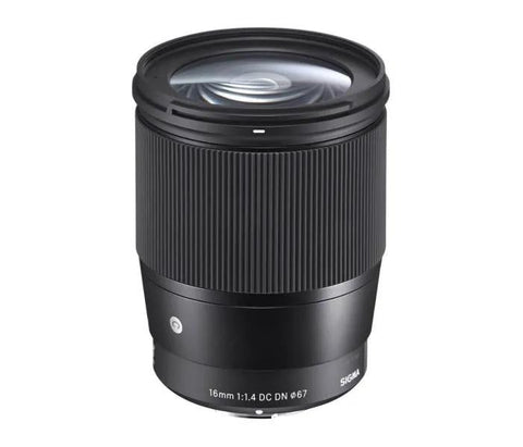 Sigma 16mm F1.4 DC DN | C - Sony E-Mount Lens - Fotosound Jersey LTD.