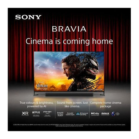 SONY BRAVIA 8 II 65" QD-OLED 4K HDR AI Smart TV - K65XR8M25B - Fotosound Jersey LTD.