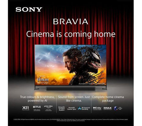SONY BRAVIA 8 II 65" QD-OLED 4K HDR AI Smart TV - K65XR8M25B - Fotosound Jersey LTD.