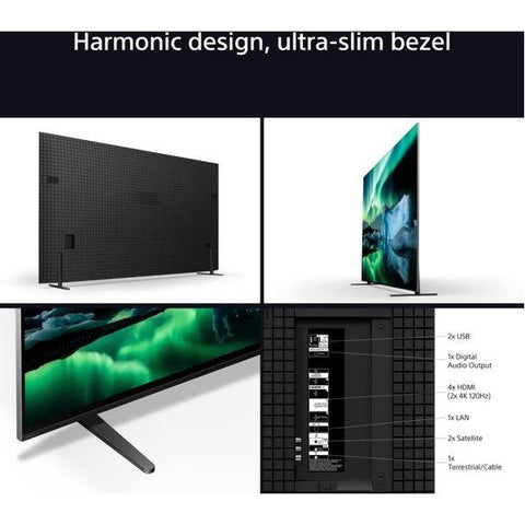 SONY BRAVIA 8A 65" OLED 4K HDR AI Smart TV - K65XR8A1B - Fotosound Jersey LTD.