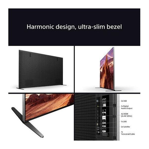 SONY BRAVIA 9 85" QLED XR Mini LED 4K HDR Smart TV - K85XR90PU - Fotosound Jersey LTD.