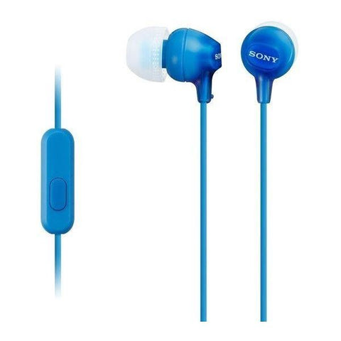 SONY EX15APLI Headphones - Blue - Fotosound Jersey LTD.