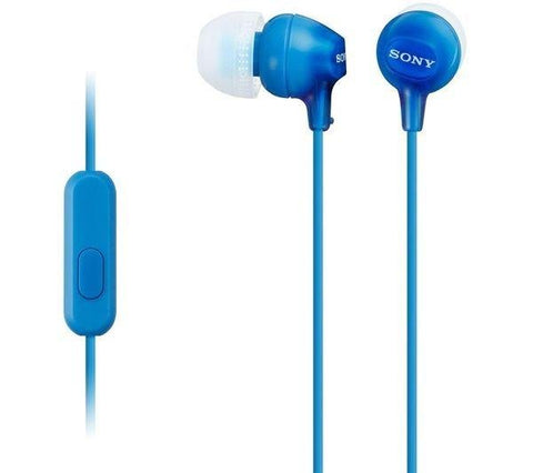 SONY EX15APLI Headphones - Blue - Fotosound Jersey LTD.