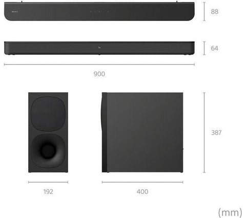 SONY HT - SD40 2.1 Wireless Sound Bar - Fotosound Jersey LTD.
