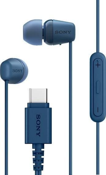 Sony IER-EX15C USB-C Wired In-Ear Headphones - Blue - Fotosound Jersey LTD.
