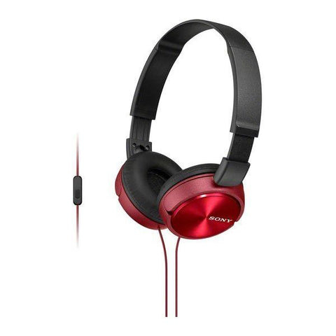 SONY MDR-ZX310APR Headphones - Red - Fotosound Jersey LTD.