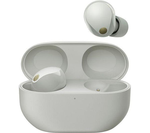 SONY WF-1000XM5 Wireless Bluetooth Noise-Cancelling Earbuds - Silver - Fotosound Jersey LTD.