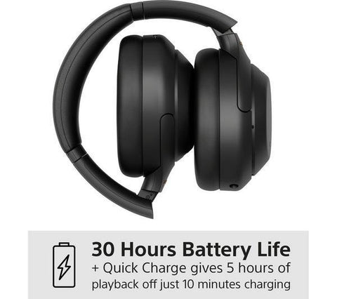 SONY WH - 1000XM4 Wireless Bluetooth Noise - Cancelling Headphones - Black - Fotosound Jersey LTD.